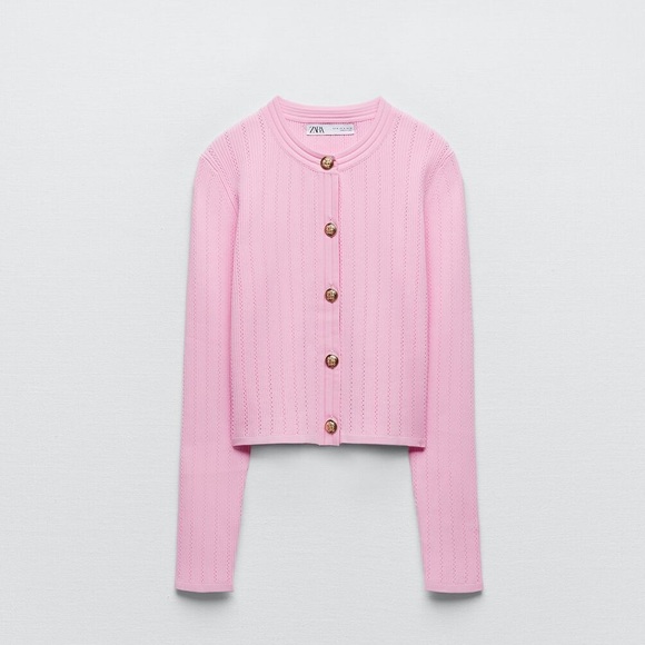 ★ZARA★ COTTON CARDIGAN WITH POCKET POCKETED COTTON CARDIGAN - Black | ZARA United States